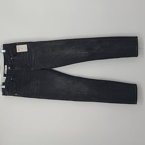 NWT Signature Levi Strauss black faded denim jeans boys size 18 slim